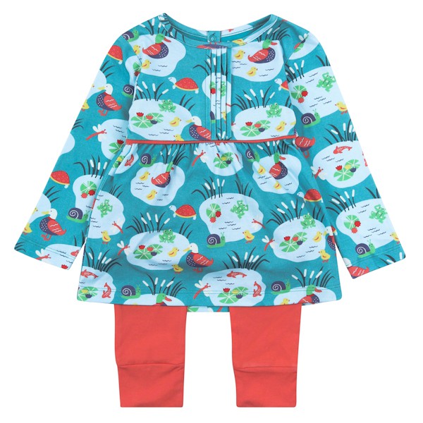 PICCALILLY Pondlife set van top en legging van biokatoen from Olifant en Muis