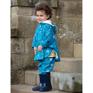 PICCALILLY Poncho van biokatoen met ruimteprint from Olifant en Muis