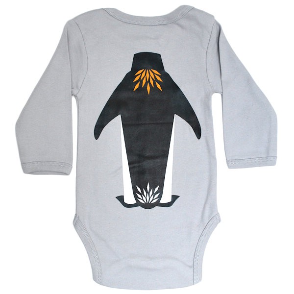 COQ EN PATE Set van romper en slab met pinguin print from Olifant en Muis