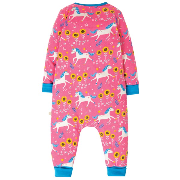 FRUGI Speelpakje met eenhoorns en zonnebloemen from Olifant en Muis