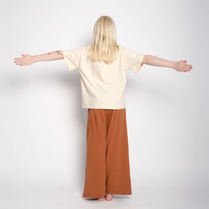 Wide Leg Pants Caramel Cookie from Orbasics