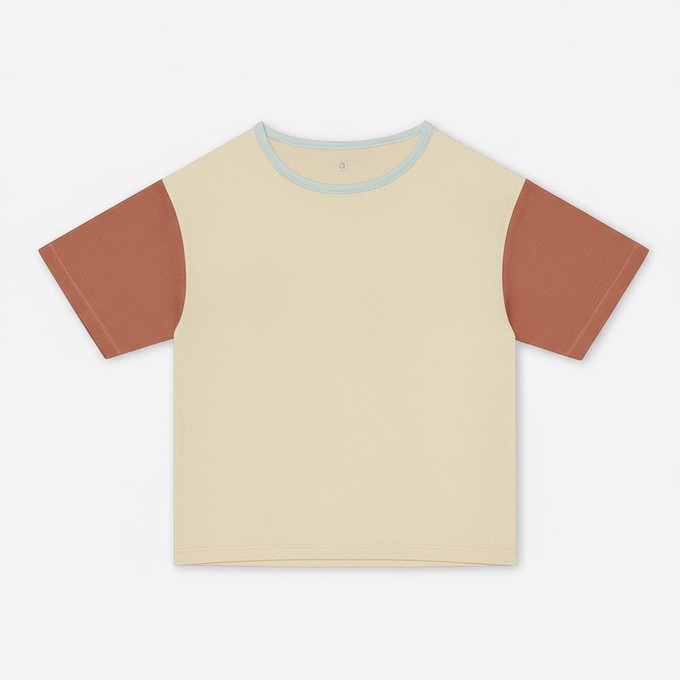 Kids Colorblock Boxy Tee from Orbasics