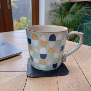 Square Handcrafted Recycled Rubber Coaster - A set of 2 or 4 from Paguro Upcycle