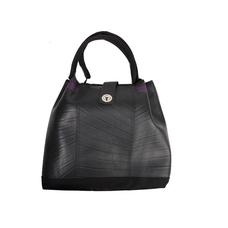 Anna Recycled Rubber Vegan Tote Bag (2 Colours Available) from Paguro Upcycle