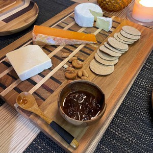 Upcycled Handmade Wooden Nibble Mini Bowl (2 patterns) from Paguro Upcycle