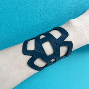 Eco Friendly Chain Recycled Rubber Bracelet from Paguro Upcycle