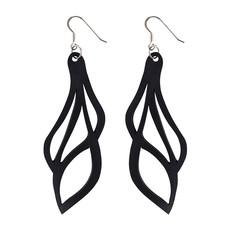 Vine Lightweight Inner Tube Earrings van Paguro Upcycle