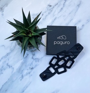 Eco Friendly Chain Recycled Rubber Bracelet from Paguro Upcycle