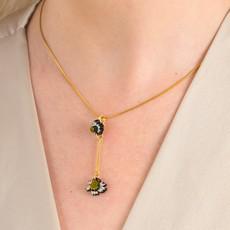 Paguro Upcycle Reclaimed Wood Necklace Pilosa Floral Design via Paguro Upcycle
