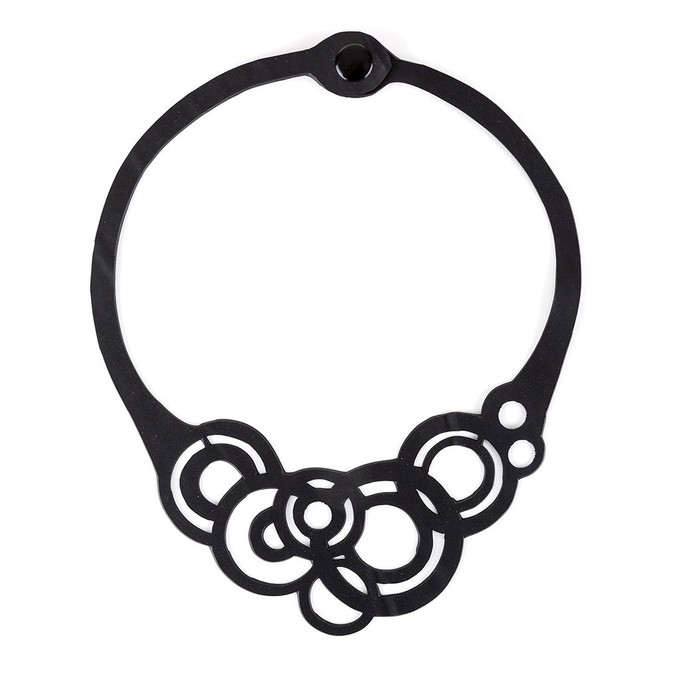 Circular Rubber Necklace from Paguro Upcycle Circular Rubber Necklace from Paguro Upcycle