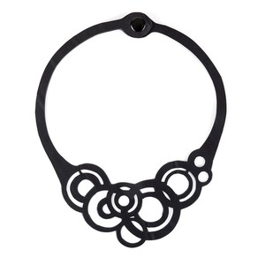 Circular Rubber Necklace from Paguro Upcycle Circular Rubber Necklace from Paguro Upcycle