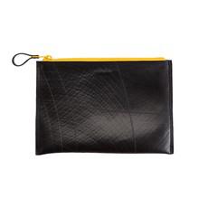 Lewis Essential Medium Flat Vegan Pouch - Eco Travel Pouch via Paguro Upcycle