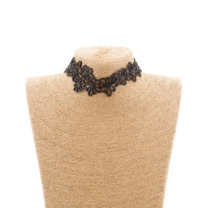 Dahlia Recycled Rubber Statement Flower Choker from Paguro Upcycle