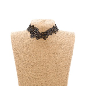 Dahlia Recycled Rubber Statement Flower Choker from Paguro Upcycle