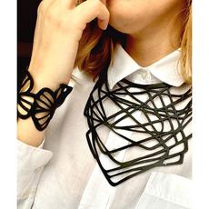 Paguro Upcycle Elegant Upcycled Orion Rubber Necklace via Paguro Upcycle