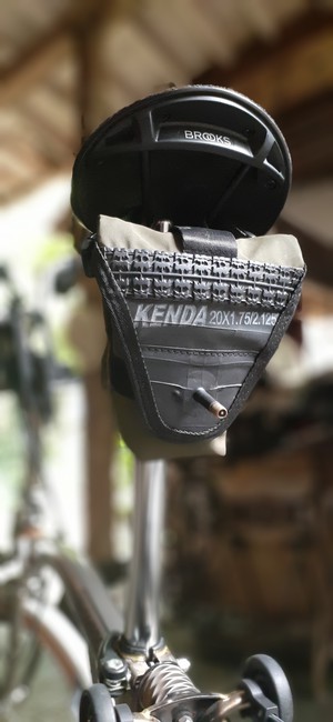 Kenny Eco Bike Saddle Bag from Paguro Upcycle