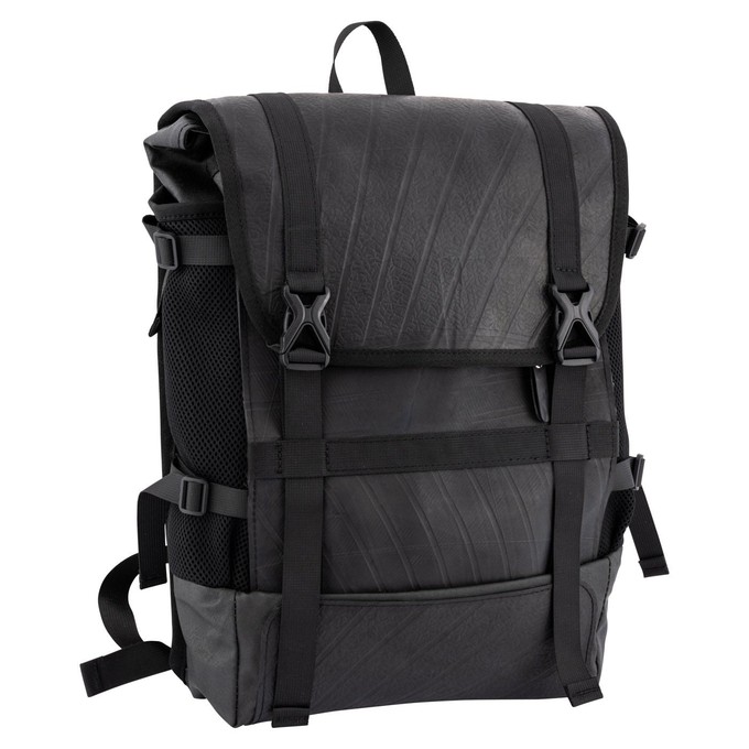 Colonel (Large) Vegan Water Resistant Backpack with Laptop Compartment from Paguro Upcycle