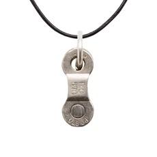 Lone Rider Recycled Bike Chain Pendant Necklace van Paguro Upcycle