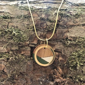 Conture Recycled Wood Gold Chain Necklace (4 Colours available) from Paguro Upcycle