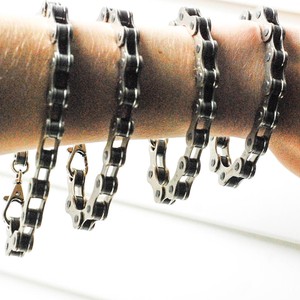 Recycled Bike Chain Bracelet - Unisex from Paguro Upcycle