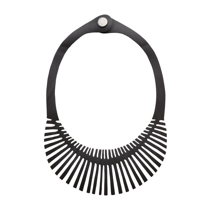 Fishbone Inner Tube Necklace from Paguro Upcycle