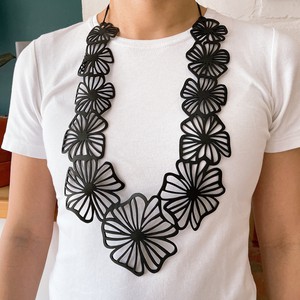 Canna Handmade Long Floral Necklace from Paguro Upcycle