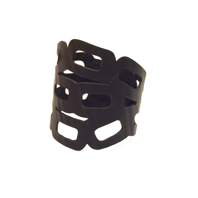 Eco Friendly Chain Recycled Rubber Bracelet from Paguro Upcycle