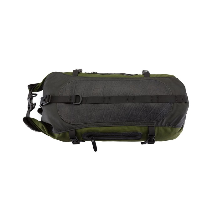 Soldier Water Resistant Vegan Backpack with Laptop Compartment from Paguro Upcycle