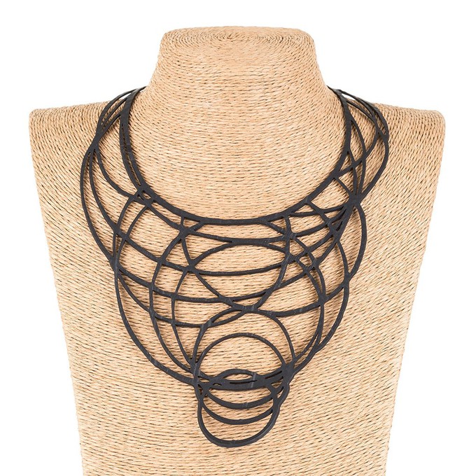 Kale Statement Circular Necklace from Paguro Upcycle