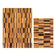 Upcycled End Grain Cutting Board - Pattern E (2 Sizes Available) van Paguro Upcycle