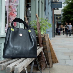 Anna Recycled Rubber Vegan Tote Bag (2 Colours Available) from Paguro Upcycle