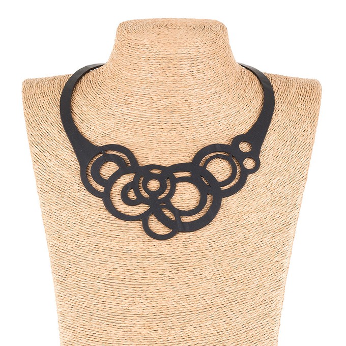 Circular Rubber Necklace from Paguro Upcycle Circular Rubber Necklace from Paguro Upcycle
