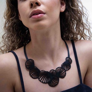 Shell Inner Tube Necklace from Paguro Upcycle