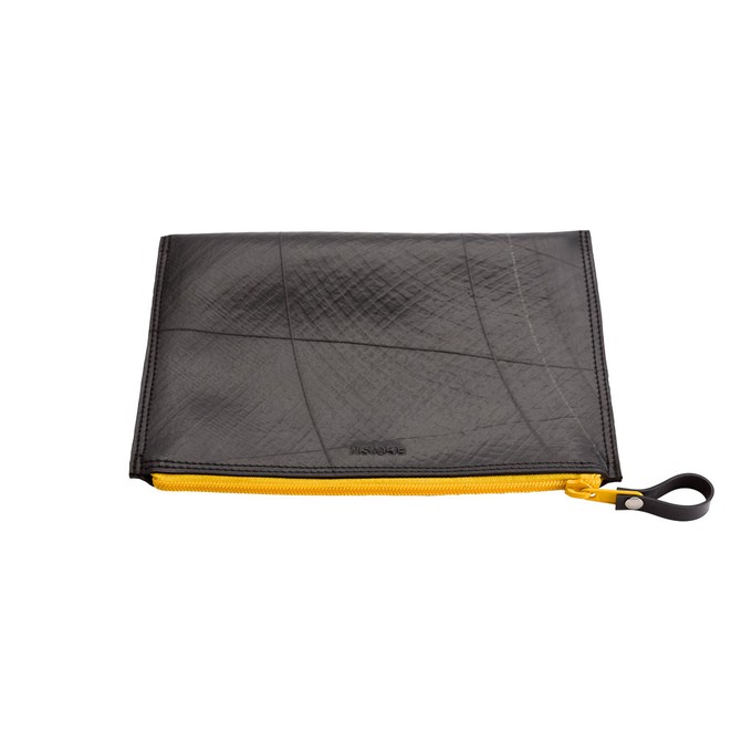 Lewis Essential Medium Flat Vegan Pouch - Eco Travel Pouch from Paguro Upcycle