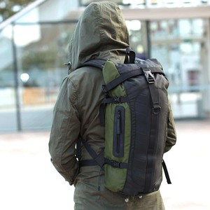 Soldier Water Resistant Vegan Backpack with Laptop Compartment from Paguro Upcycle