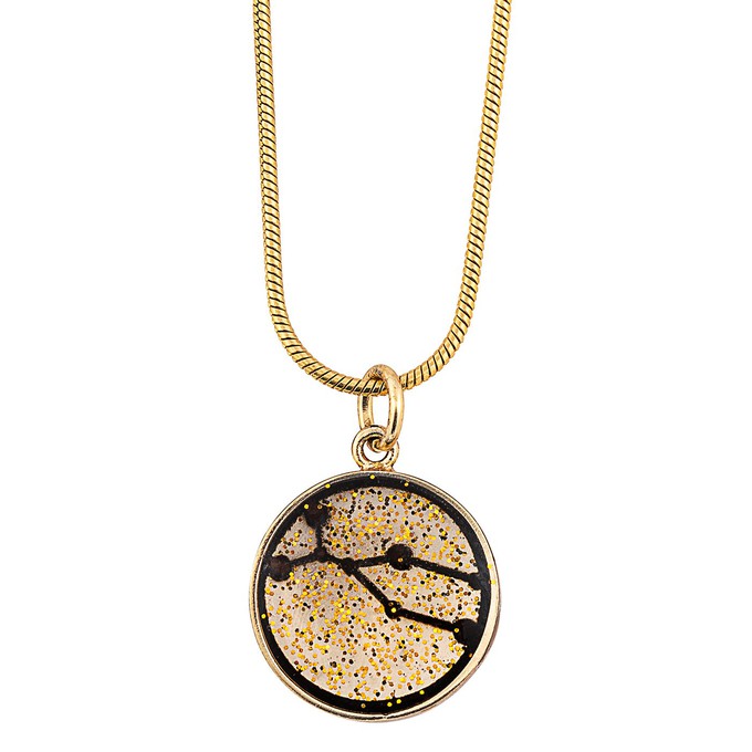 Taurus Zodiac Sign Sustainable Necklace from Paguro Upcycle