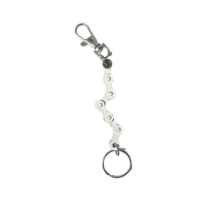 Recycled Bike Chain Vegan Keyring from Paguro Upcycle