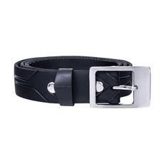 Slim Recycled Tyre Vegan Biker Belt via Paguro Upcycle