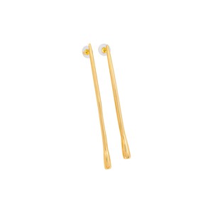 Jelani Teardrop Recycled Brass Earrings from Paguro Upcycle