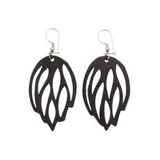 Autumn Recycled Rubber Earrings van Paguro Upcycle
