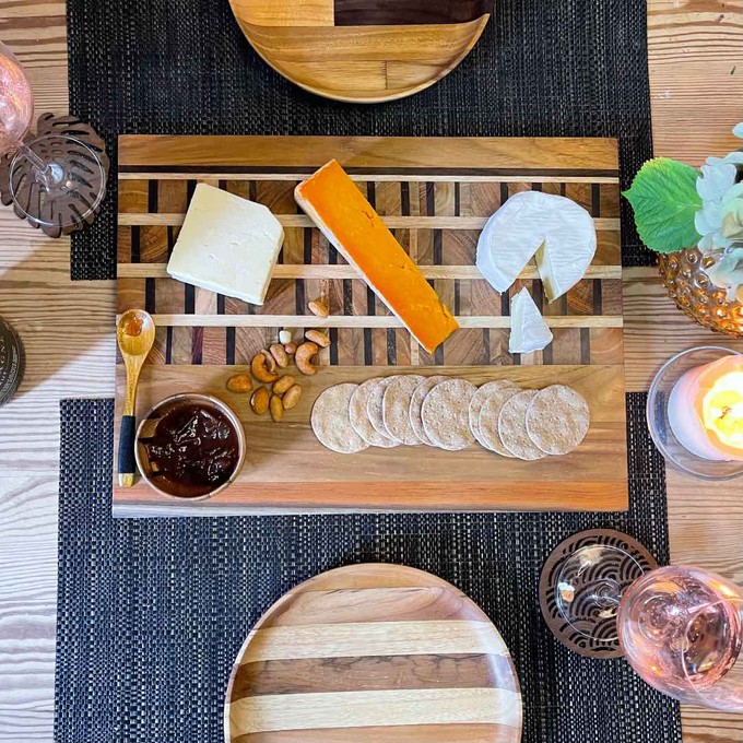 Upcycled End Grain Cutting Board - Pattern A (2 Sizes Available) from Paguro Upcycle