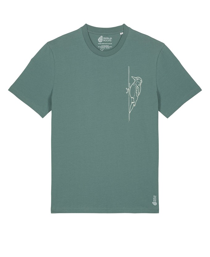 De Specht Two Line | T-shirt Unisex | Green Bay from PapajaRocks