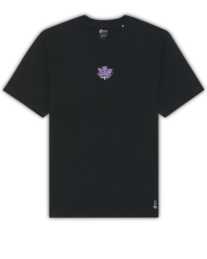 De Lotus | T-shirt Oversized Unisex | Black from PapajaRocks