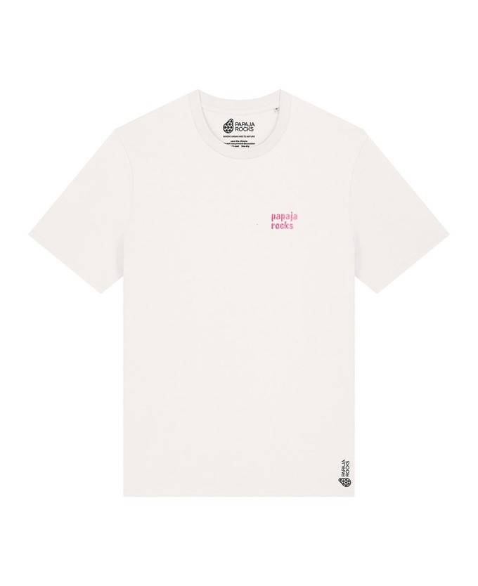 De Vlinder Backprint | T-shirt Unisex | Off White from PapajaRocks