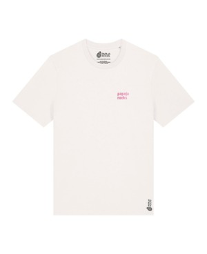 De Vlinder Backprint | T-shirt Unisex | Off White from PapajaRocks