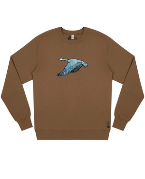 De Gans Re-Use | Sweater Unisex | Faded Brown from PapajaRocks