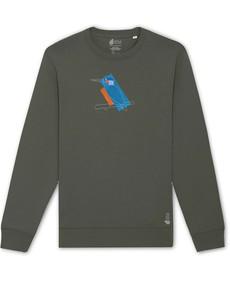 De IJsvogel | Sweater Unisex | Khaki van PapajaRocks