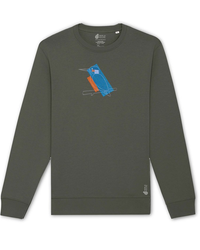De IJsvogel | Sweater Unisex | Khaki from PapajaRocks