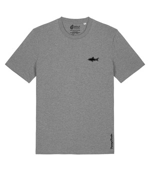 De Haai Re-Use | T-shirt Unisex | Mid Heather Grey from PapajaRocks