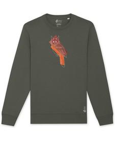 De Uil | Sweater Unisex | Khaki via PapajaRocks